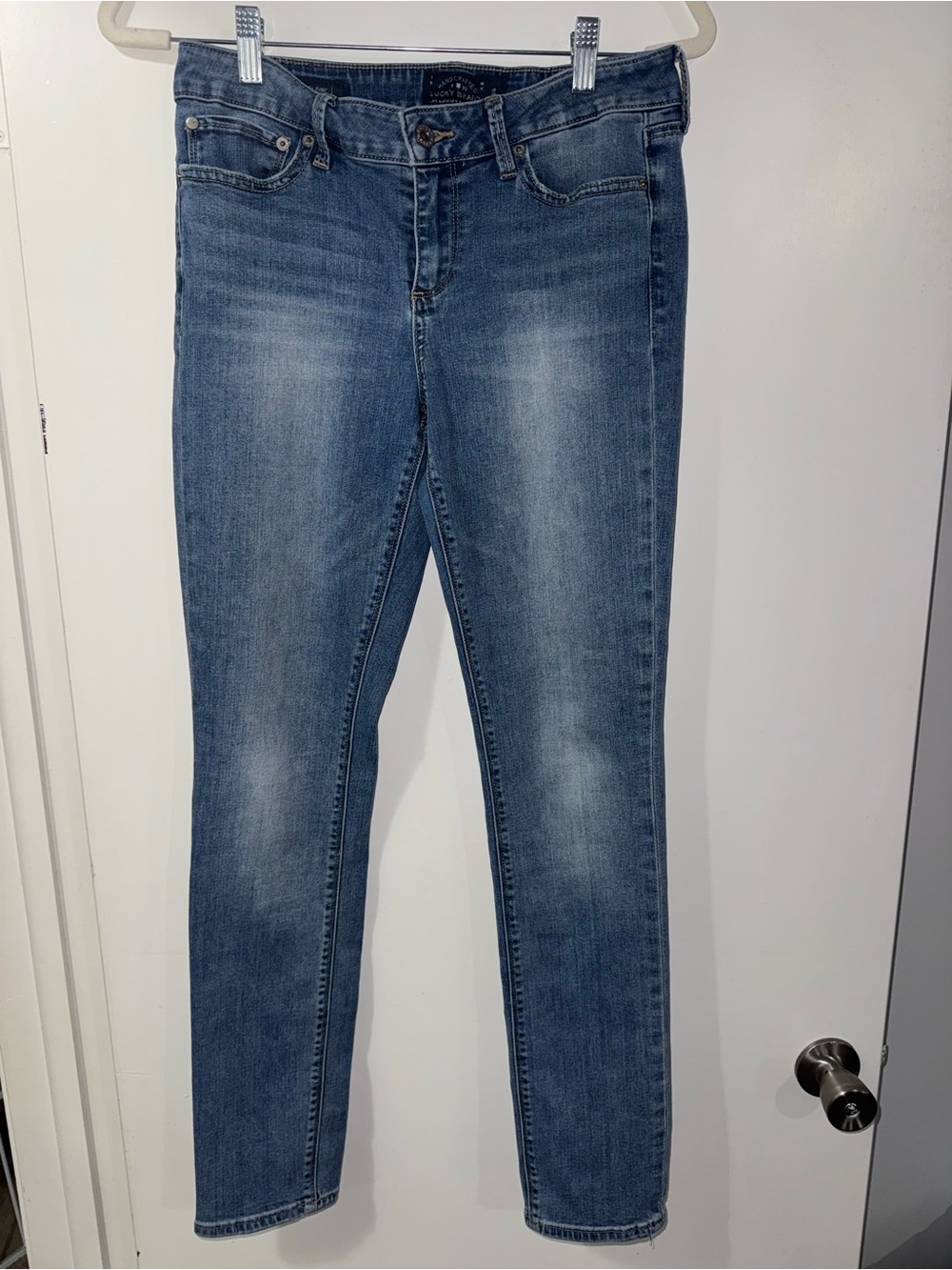 Lucky Brand Medium Blue Skinny Jeans